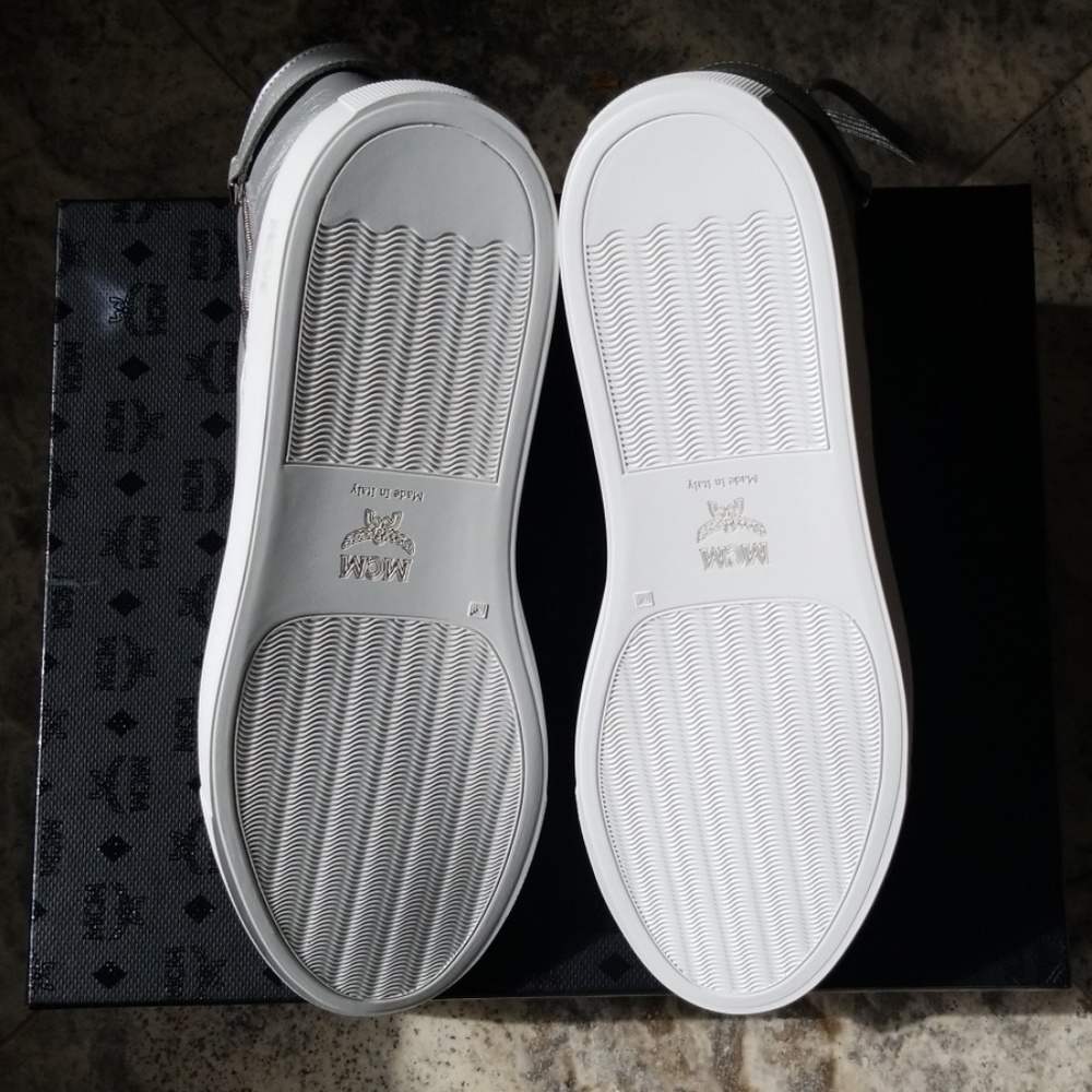 🔥GENUINE MCM VISETOS HIGH-TOP SNEAKERS - Picture 5 of 8